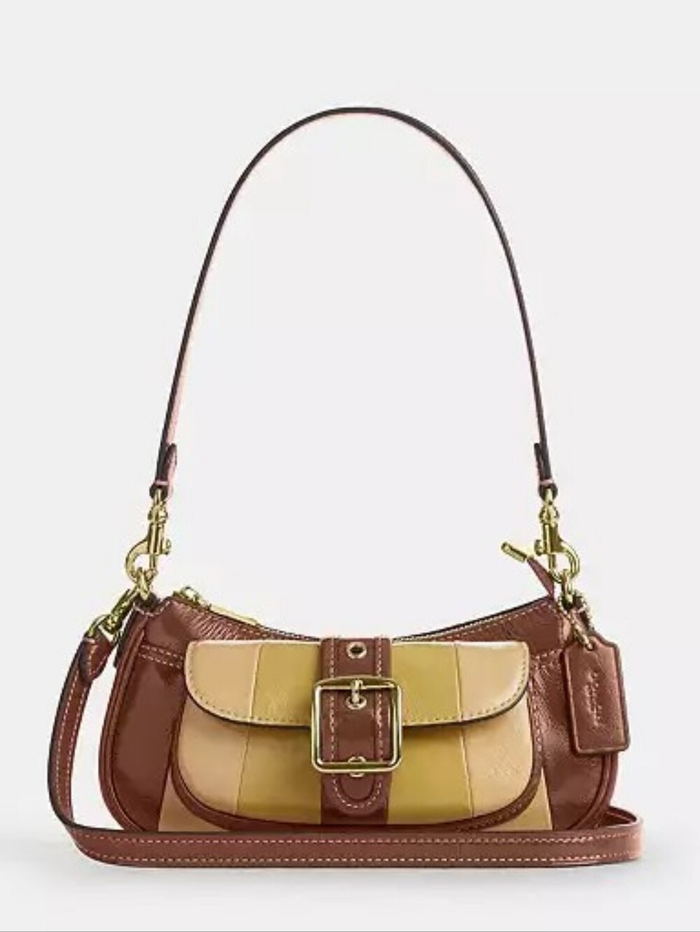 *NWT* COACH Ashton Mini Shoulder Bag In Gold/Redwood Multi